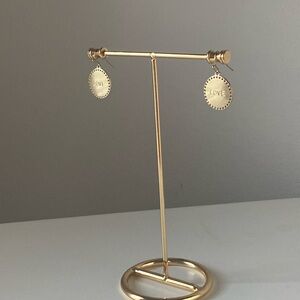 Gold Love Earrings
